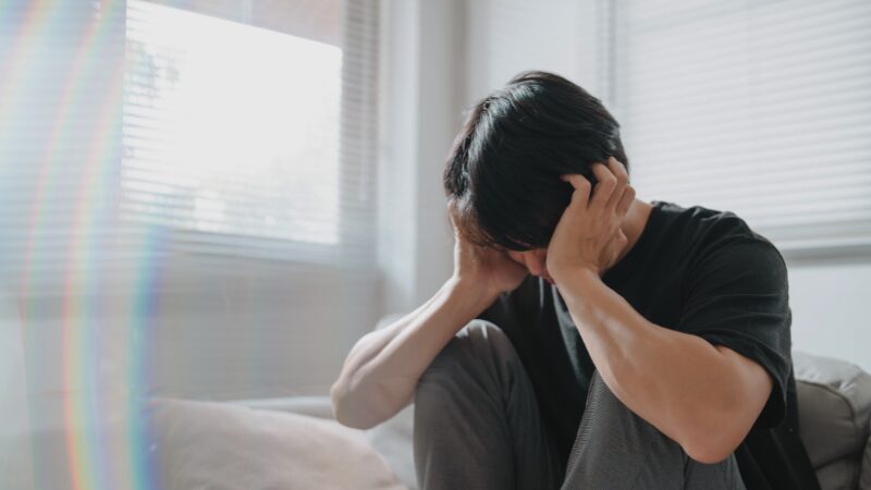 不安になる男性