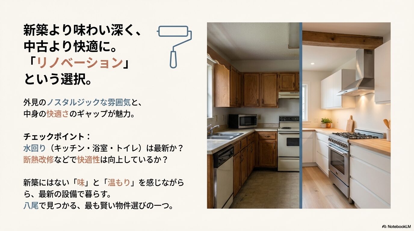 八尾で見つかるリノベーション物件の魅力と、水回り設備などのチェックポイント